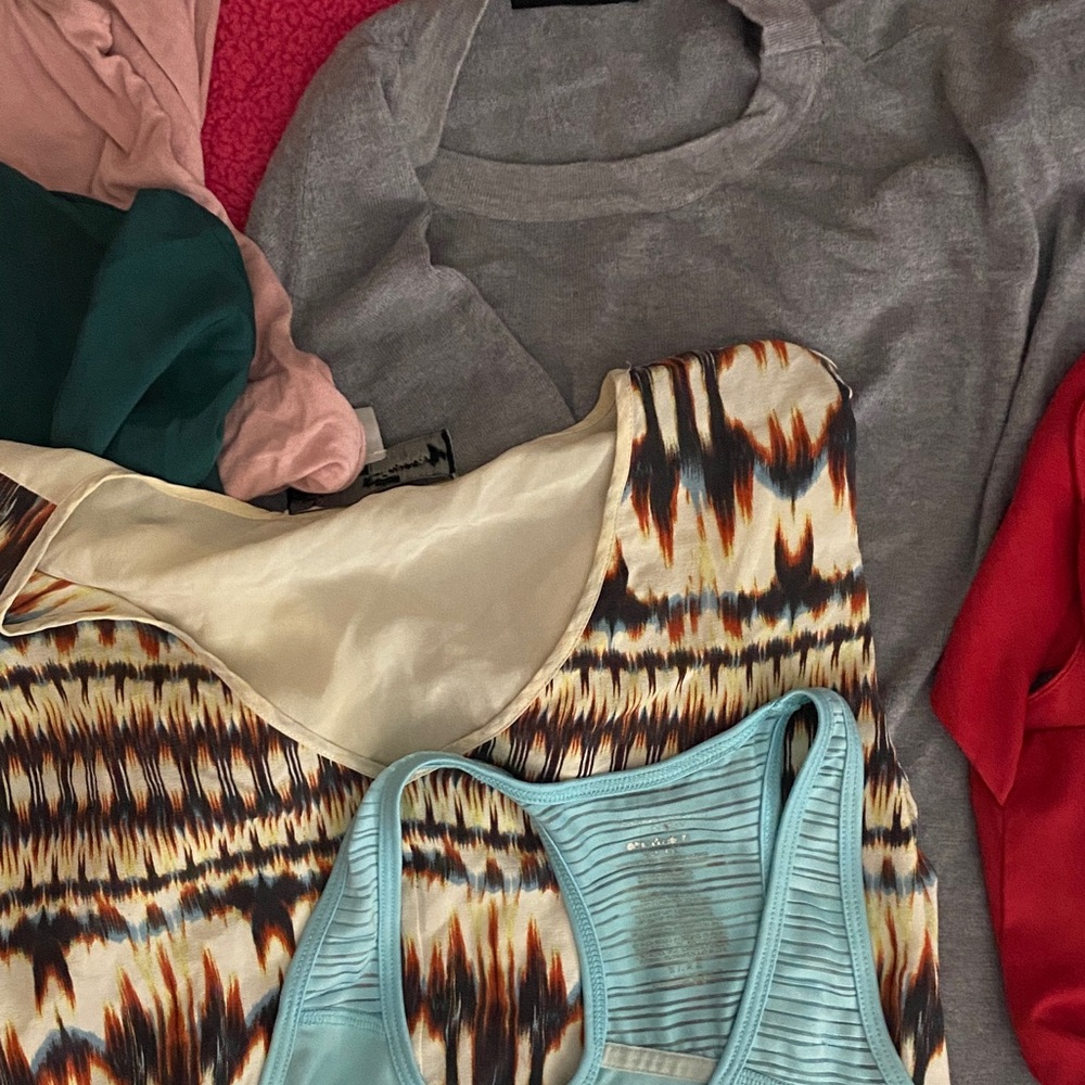 Chic Multicolor Patterned Tank Top - image 1